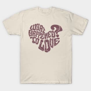 What happened to love? T-Shirt